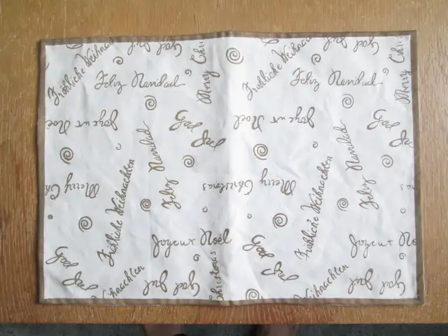 Christmas placemat