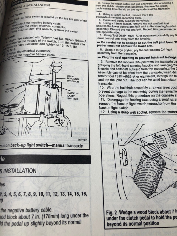 1986 - 1995 CHILTON FORD TAURUS MERC SABLE REPAIR MANUAL #M0067 in Textbooks in Edmonton - Image 2