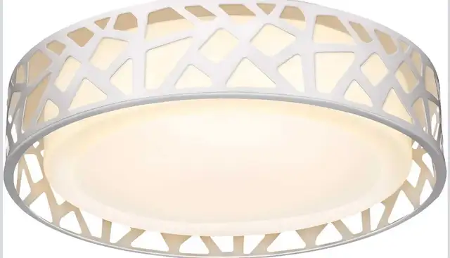 LED Flush Mount Ceiling Light, 14 Inch Dimmable Round Lighting  in Indoor Lighting & Fans in Markham / York Region - Image 2
