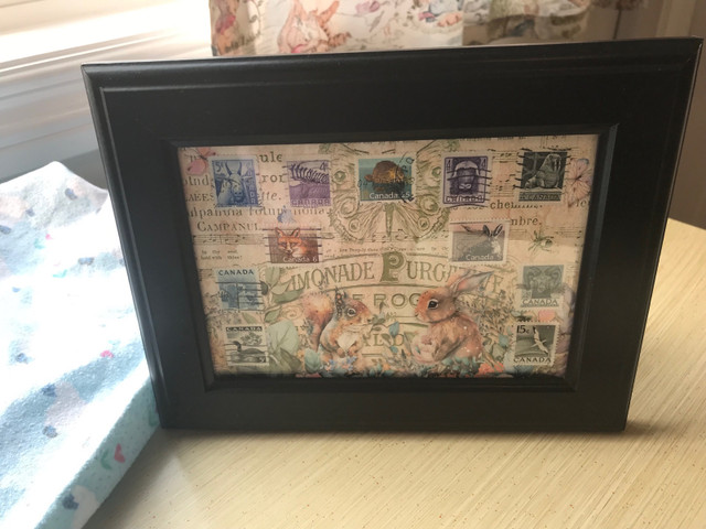 5x7 postage stamp art in Home Décor & Accents in St. Albert - Image 4