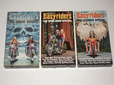Easyriders - Volume 13-14-15 (VHS) Magazine video, View more