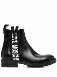 Womens Love Moschino Leather Boots Size 7, Size 8 (Brand New)