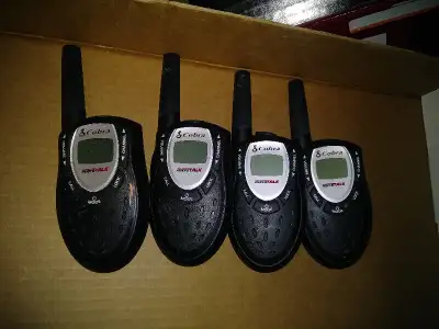 Cobra microTALK PR255 Two-Way Radio Lot of 4, View more