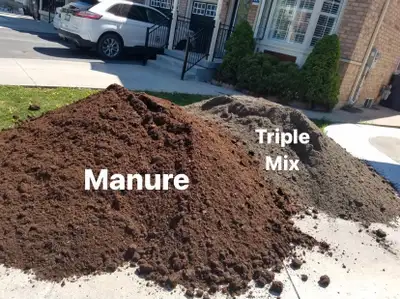 *Premium soil* Garden soil/Triple mix/Top soil/Manure: Screened and weed-free soil ~2 cubic yards- $...