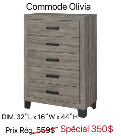 Tout est neuf! * Commode Isabella L'éclairage LED accentue les véritables lignes du design tradition...