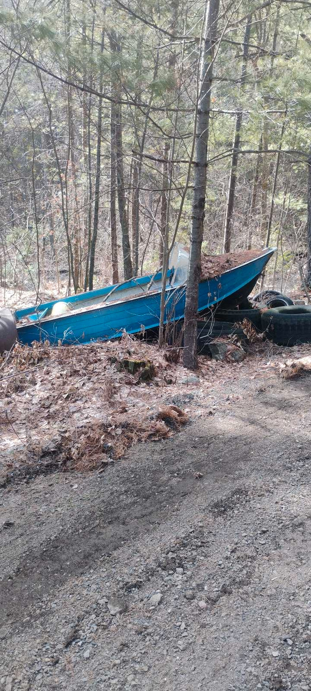 14 ft Boat and motor for sale 500$ or 4k HDR 10 tv no trailer in Powerboats & Motorboats in Sudbury - Image 2
