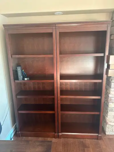 3 Wood Shelving Units, View more