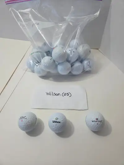 WILSON GOLF BALLS (25), View more