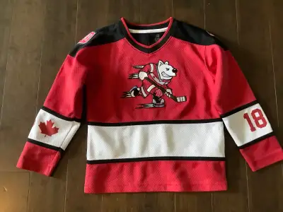 Child’s hockey jersey, View more