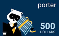 Porter Airline E-Certificate $450