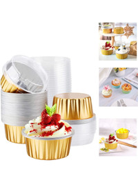 Aluminum Foil Cupcake Baking Cups, 