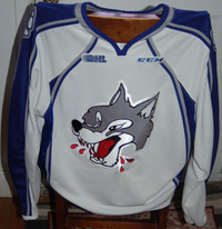 Sudbury Wolves OHL Hockey Jersey #1 Glencore CCM Size Adult L