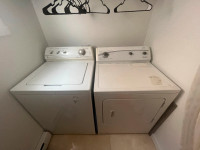 LAVEUSE MAYTAG ET SECHEUSE KENMORE WASHER DRYER MACHINE