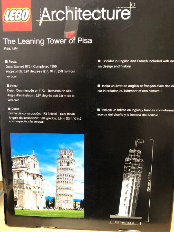 LEGO - Leaning Tower of Pisa (MINT in Box) in Toys & Games in Strathcona County - Image 2