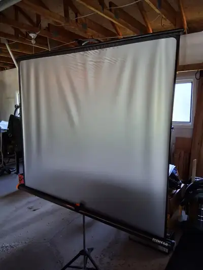Reflecta Superlux Projector/Movie Screen, View more