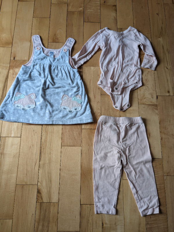 Lot vêtements fille 12 mois, 42 morceaux dans Vêtements - 9 à 12 mois  à Ville de Montréal - Image 2
