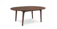 Plumas Walnut Dining Table For 6, Extendable with Bench *NEW