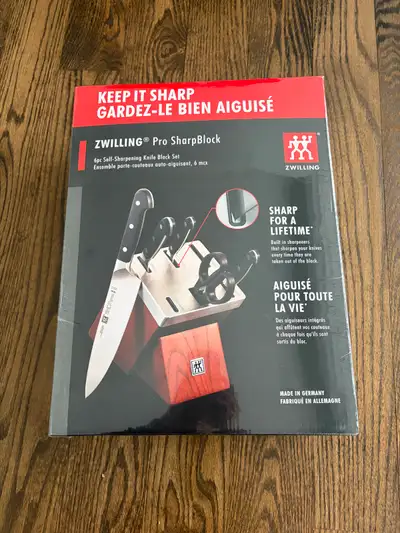 Zwilling  Pro Sharp Block 6pc Self-Sharpening Knife Block Set, View more
