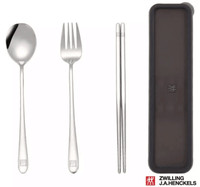 Zwilling J.A. Henckels Stainless Steel Chopsticks Spoon Fork Set