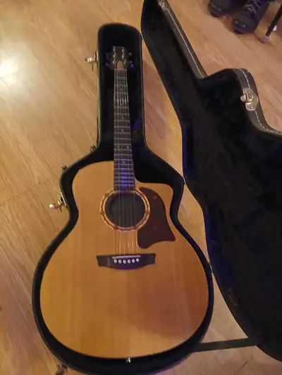 Garrison solid wood guitar, View more
