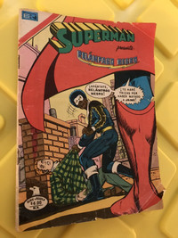 Spanish vintage Superman comic book