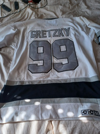Nhl Gretzky L.A Kings white stitched jersey