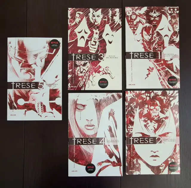 TRESE graphic novels collection TPB Manga comics Volumes 1-5