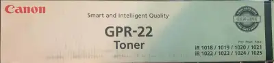 Lot of  4   Genuine Canon GPR-22 Black Toner, View more