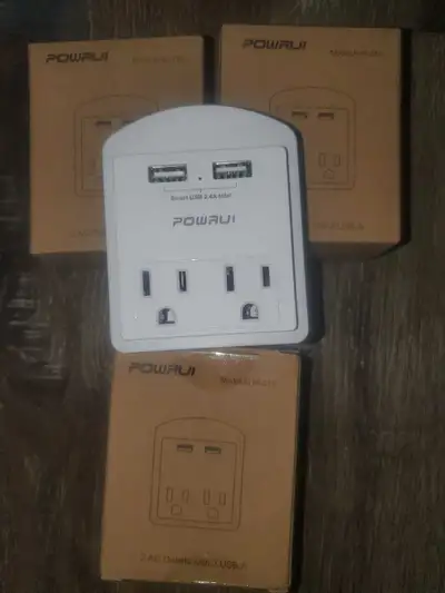 POWRUI Wall Plug Outlet Extender, View more