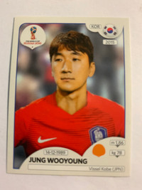 2018 PANINI FIFA WORLD CUP RUSSIA STICKER J. WOOYOUNG #506 KOREA