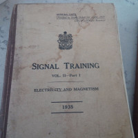 Signal Training, Vol. 22, Part I & II, 1935-1936, Two Books