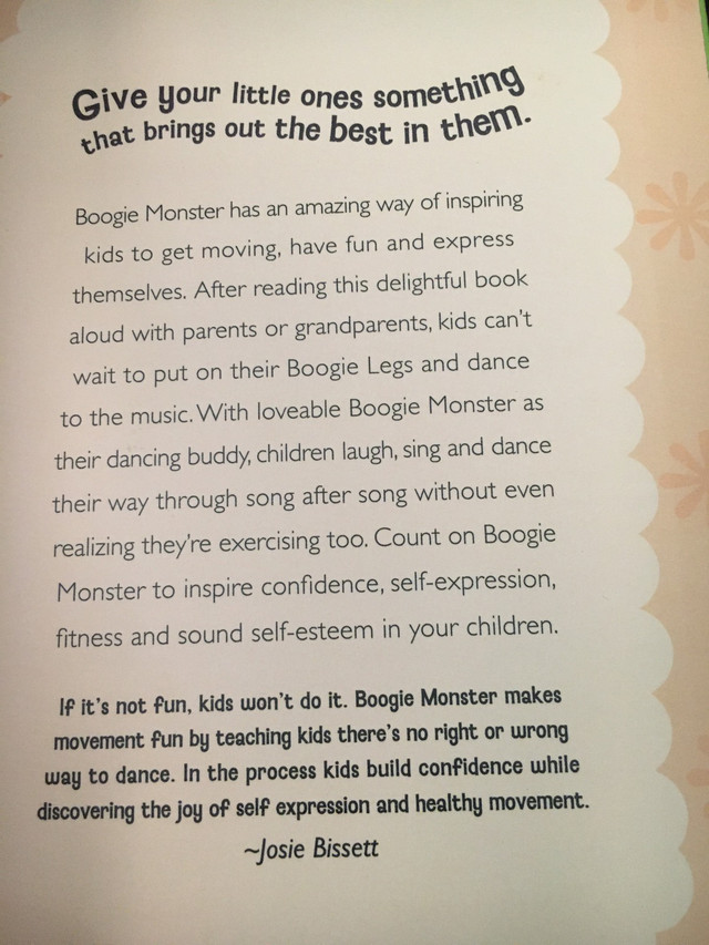 Boogie monster Dance Kit CD book J Bissett daycare in Non-fiction in Kitchener / Waterloo - Image 4