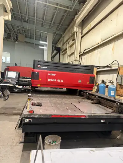 2013 Amada Pulser 2415NT 4KW & Amada RG100 Brake Press, View more