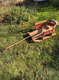 Pulling Snow Sled for Toddlers