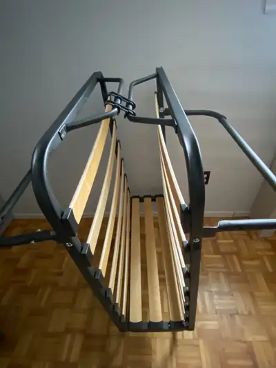 Single Metal Foldable Bed Frame on Wheels, View more