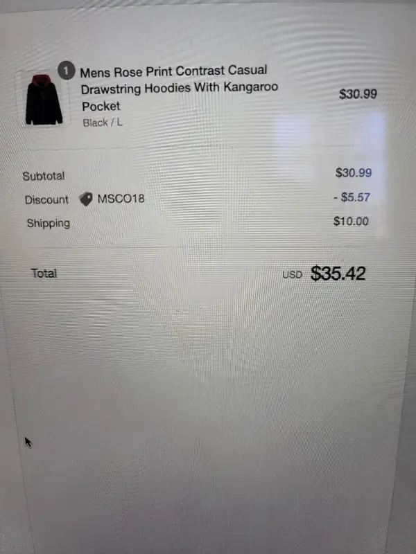 Hoodie MENSCLO grandeur Large (Homme) NEUF! in Men's in West Island - Image 3