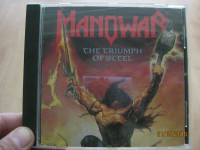 5 MANOWAR  audio CD's (no damage) Collectors stuff