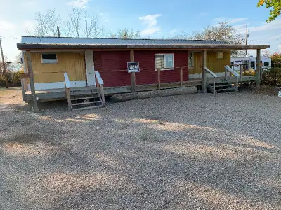 Trailer and Lot for Sale Lot for Sale in Birsay, Saskatchewan - Lot Size: 60 x 125 feet - Trailer Si...