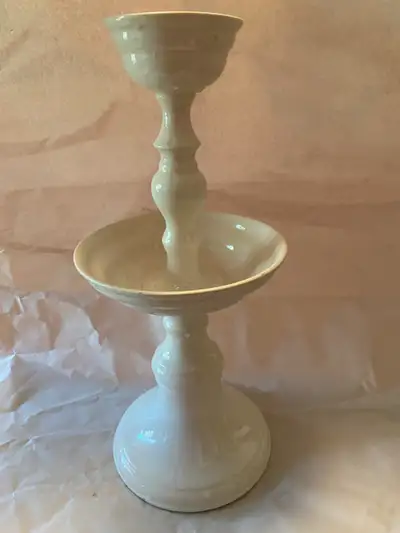 Vintage Ceramic Candelabra, View more