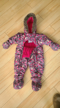 New to You! Baby-Girl Hooded X.Trem Snowsuit By Gusti $20,