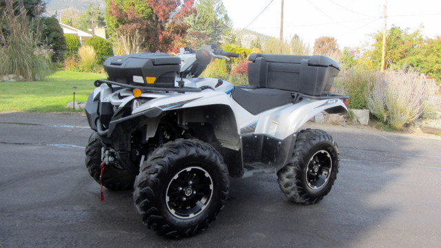 2020 Yamaha Grizzly LE plus Quad/Dirt Bike trailer combo. in ATVs in Penticton
