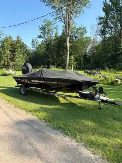 2017 PolarKraft TX175 Pro Aluminum bass boat. Mercury 115hp EFi w/less than 50 hrs MInnkota Powerdri...
