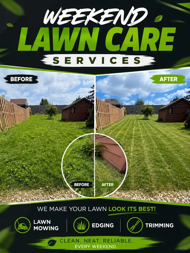 20$ for this week*| WeekEnd Lawn Mowing Services551585350482012161