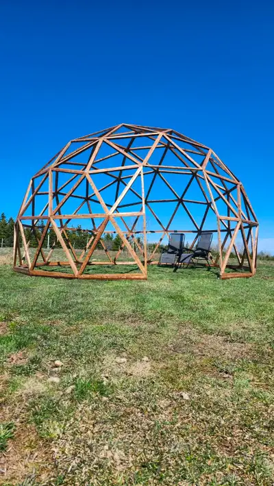 $8500 – turnkey installed geodesic greenhouse (delivery & assembly included) Selling a hand crafted...