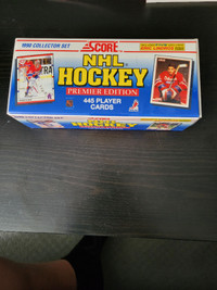 1990 Score hockey factory set.