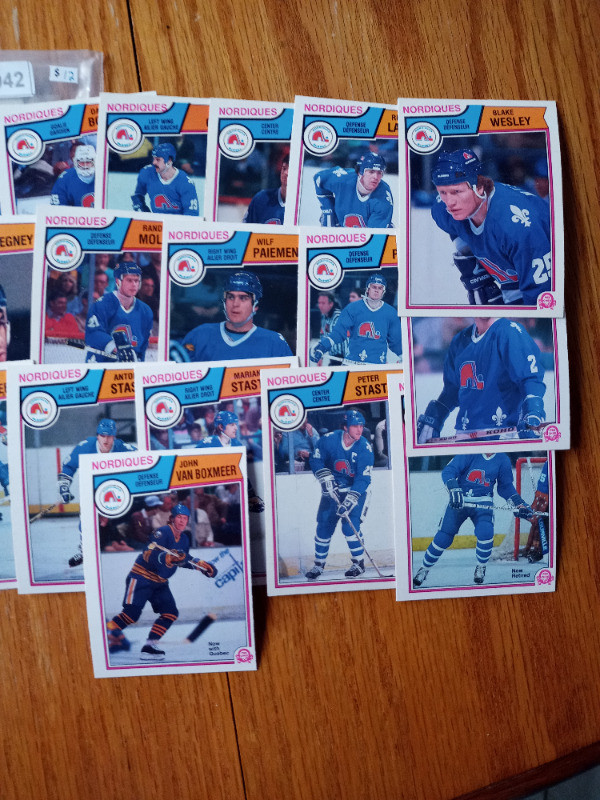 O-Pee-Chee Hockey 1983 Quebec Nordiques Complete Team Set in Arts & Collectibles in St. Catharines - Image 3