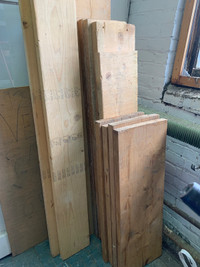 Lot  Planches Bois Large Wood Planks Varied Sizes