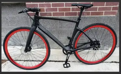 IGH  N330 carbon fiber bike, L Gates belt, Hydraulic disc brakes, View more