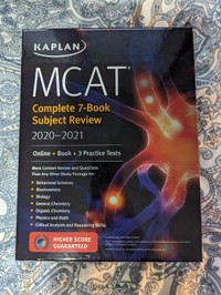 Kaplan MCAT books set
