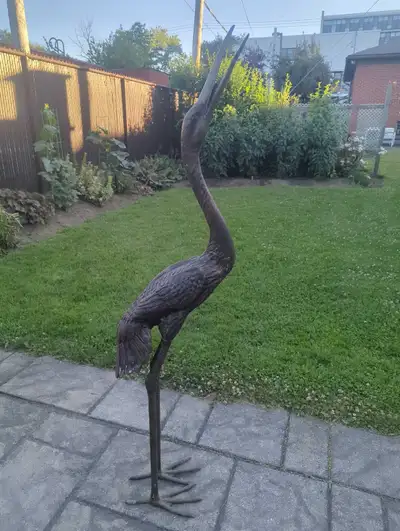 Statue de héron décorative en métal, View more